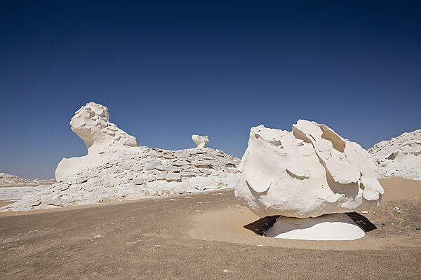 Formations of Lime Stone in White Desert National Park