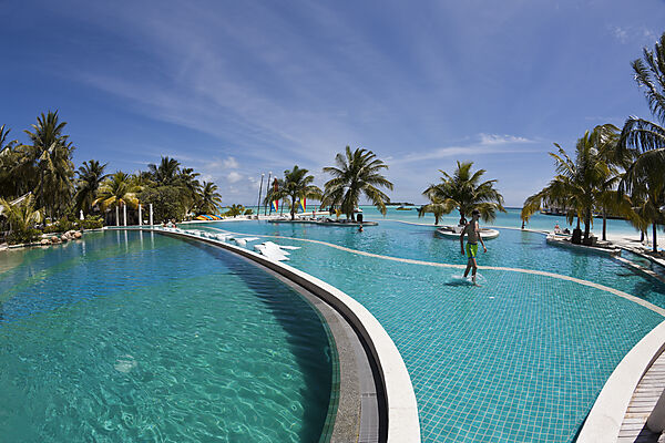 Pool of Maldive Island Kandooma