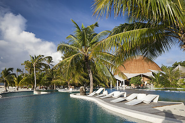Swimming Pool of Maldive Island Kandooma