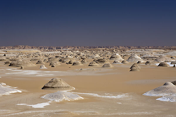 Landschaft in Nationalpark Weisse Wueste