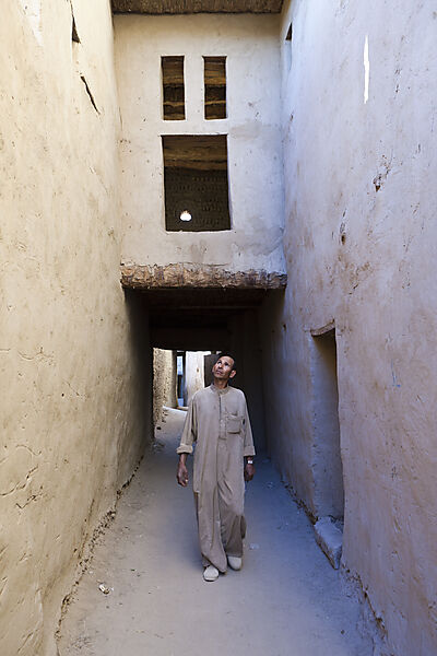 Gassen der Altstadt Al Qasr in Dakhla Oase