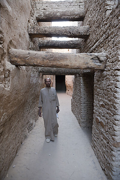 Gassen der Altstadt Al Qasr in Dakhla Oase