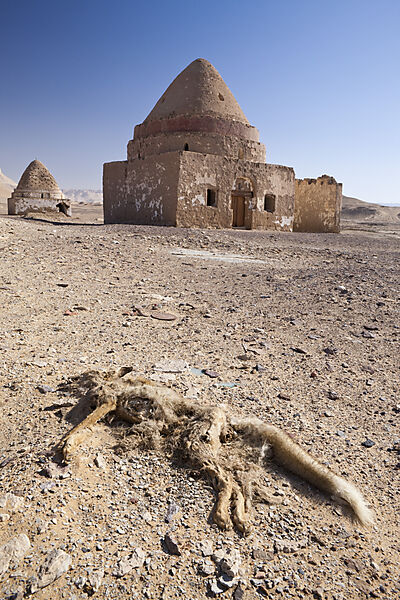 Grab-Bauten in Al Qasr in Dakhla Oase