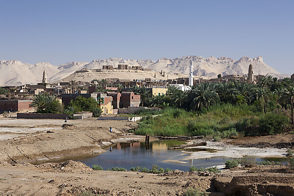 Blick auf Dakhla Oase