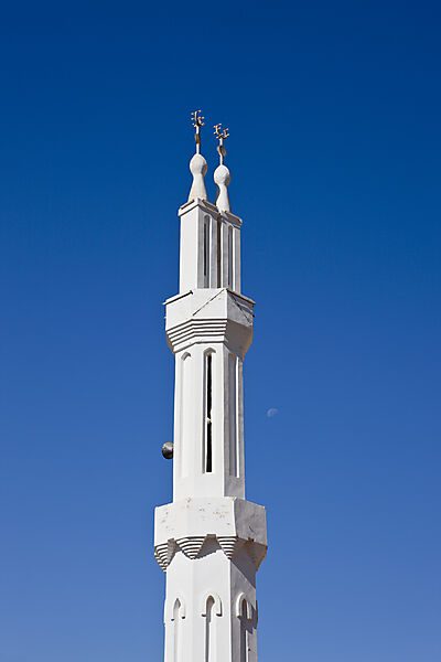 Neue Moschee von Al Qasr in Dakhla Oase