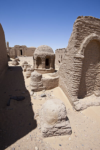 Necropolis of al-Bagawat Cemetery in Charga Oasis