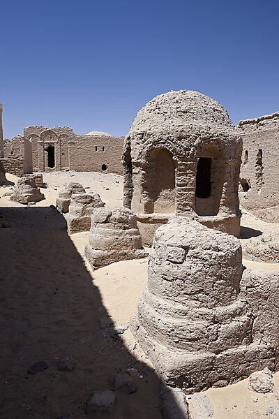 Necropolis of al-Bagawat Cemetery in Charga Oasis