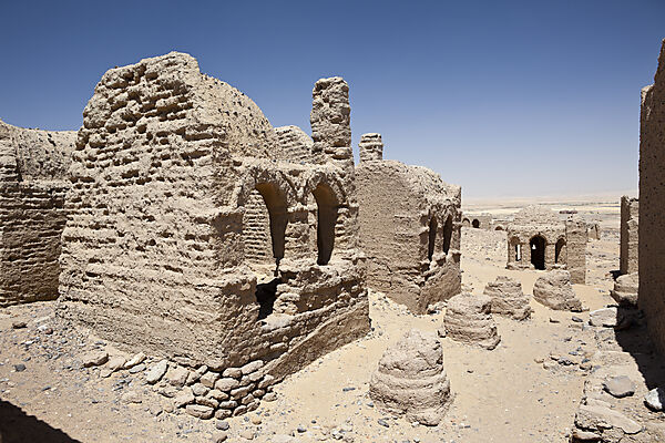 Necropolis of al-Bagawat Cemetery in Charga Oasis