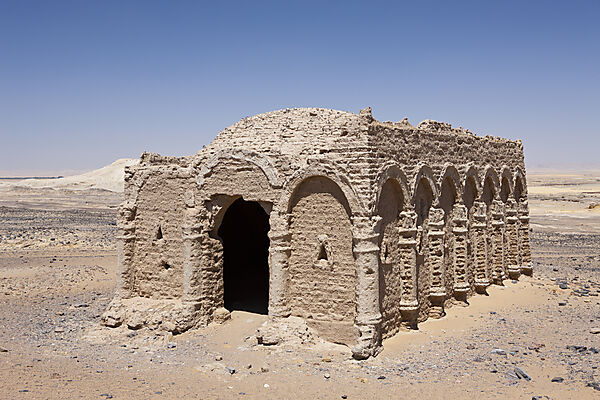 Necropolis of al-Bagawat Cemetery in Charga Oasis