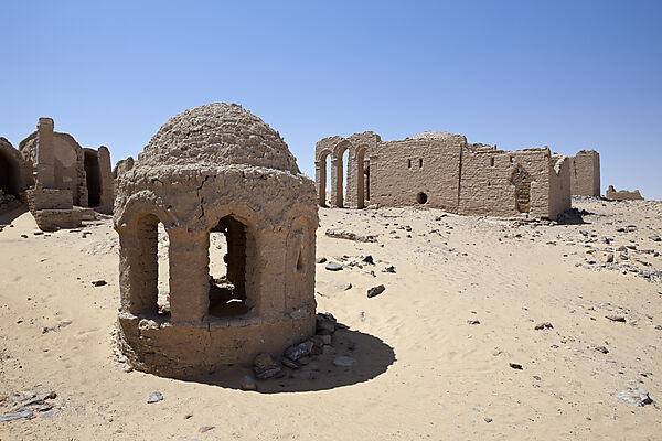 Necropolis of al-Bagawat Cemetery in Charga Oasis