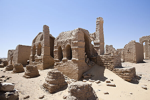 Necropolis of al-Bagawat Cemetery in Charga Oasis