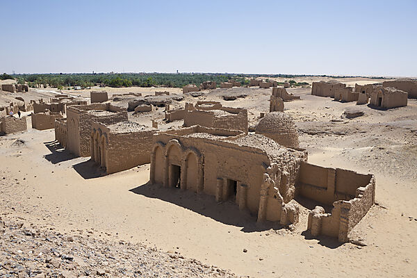 Necropolis of al-Bagawat Cemetery in Charga Oasis