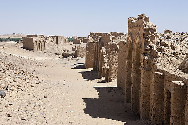 Necropolis of al-Bagawat Cemetery in Charga Oasis