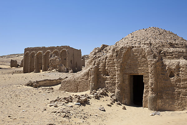 Necropolis of al-Bagawat Cemetery in Charga Oasis