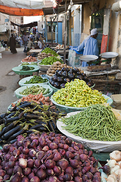 Markt von Kharga Oase