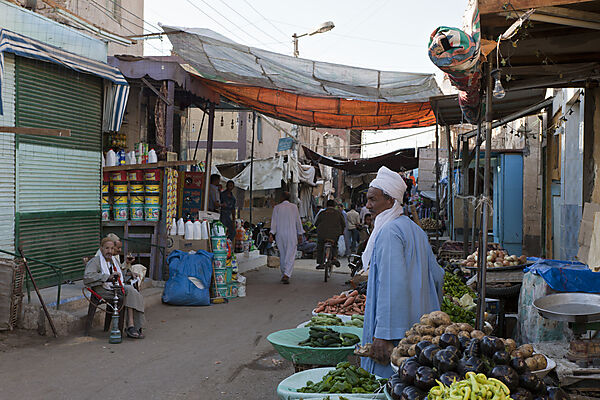 Markt von Kharga Oase
