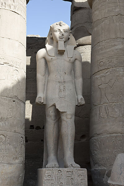 Statue Ramses II in Luxor-Tempel