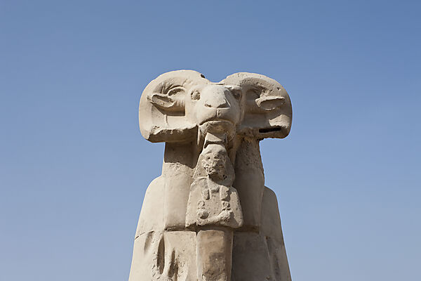 Widderallee vor Karnak Tempel