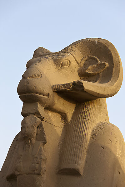 Widderallee vor Karnak Tempel