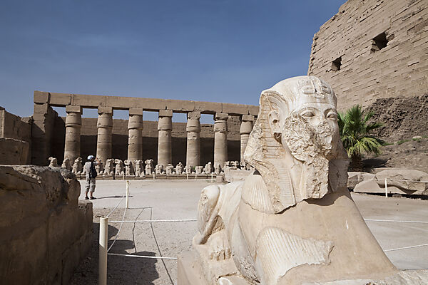 Sphinx in Karnak Tempel