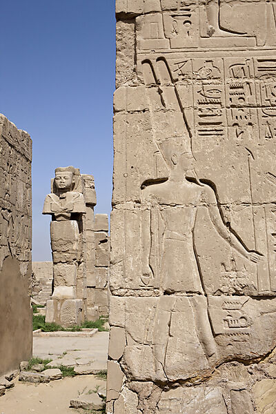 Wand Relief in Karnak Tempel