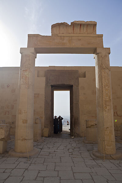 Festhof des Totentempel der Hatschepsut