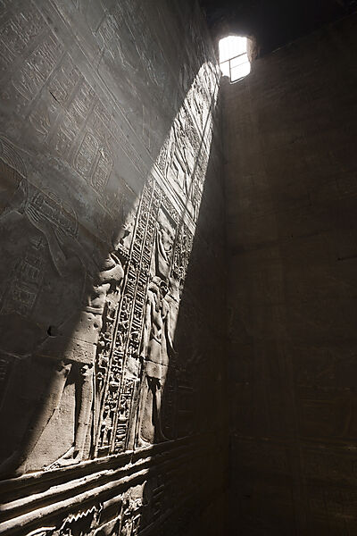 Wandreliefs in Horus-Tempel von Edfu