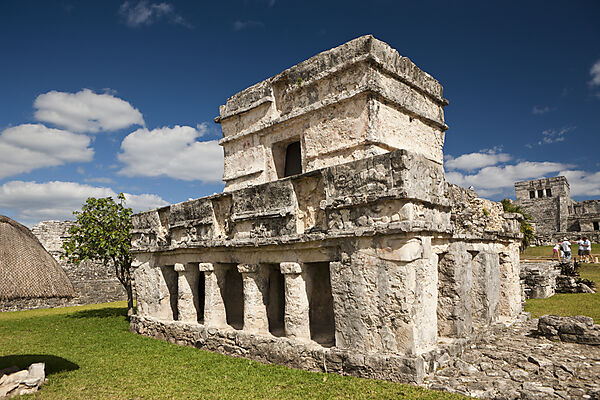 Maya Ruinen Freskentempel von Tulum
