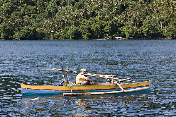 Fisherman at Lembeh Strait