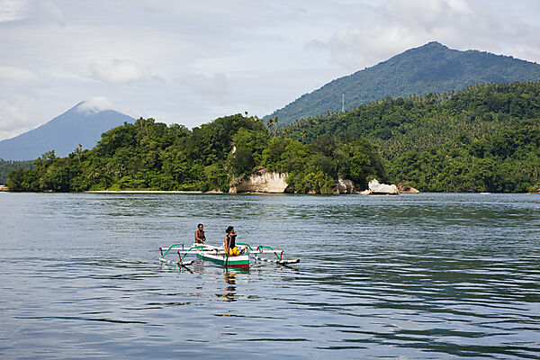 Fisherman at Lembeh Strait