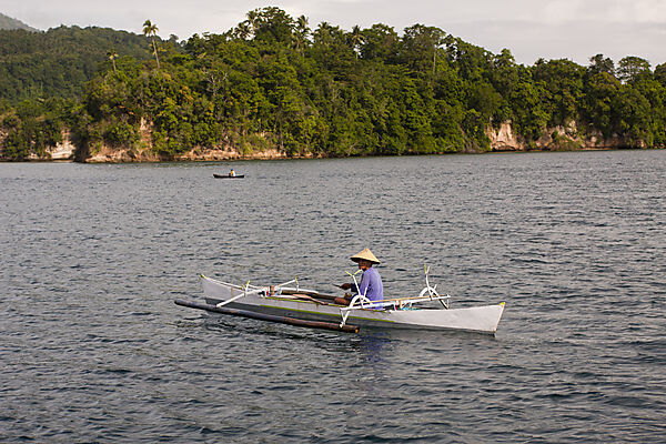 Fisherman at Lembeh Strait