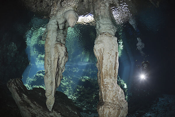 Taucher in Gran Cenote