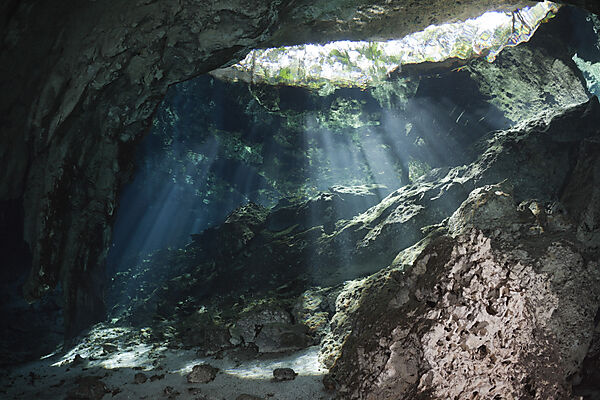 Lichtstimmung in Gran Cenote