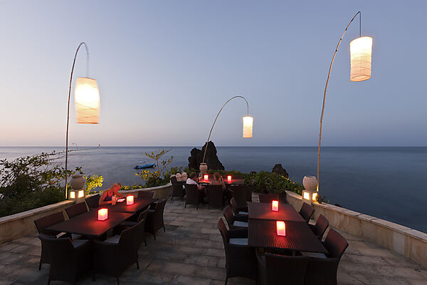 Terrasse des Alam Batu Resort