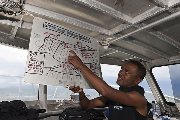 Dive Briefing at Diving Boat
