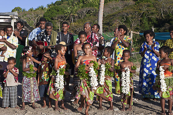 Village People welcome Tourists
