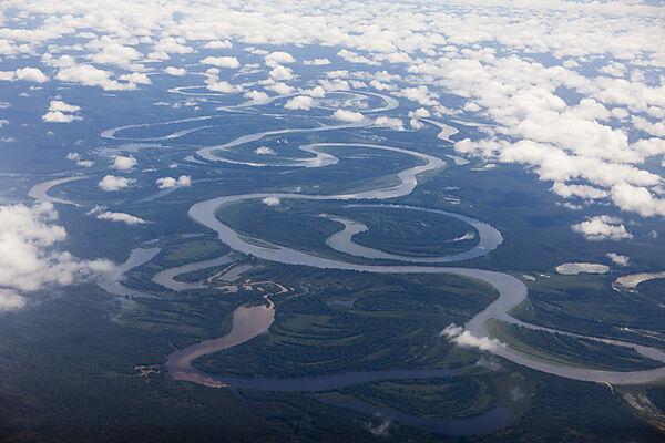 Course of Mamberamo River