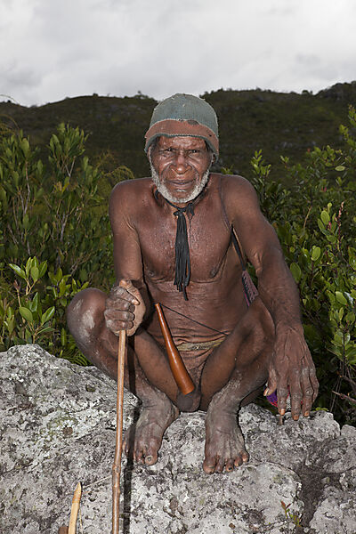 Dani Tribesman wearing Penis gourds