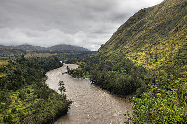 Wamena Fluss im Baliem Tal