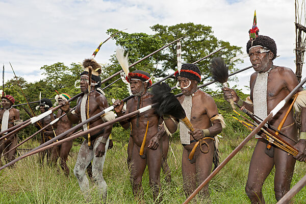 Warrior of Dani Tribe