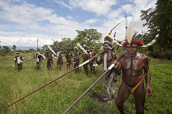 Warrior of Dani Tribe