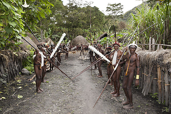 Warrior of Dani Tribe