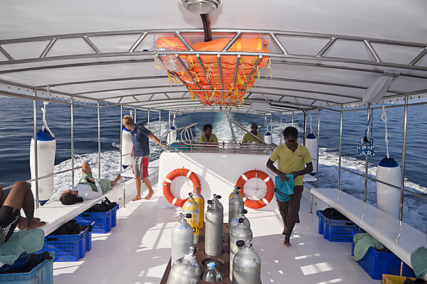 Trip with Diving Dhoni