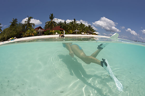 Schnorcheln vor Kurumba