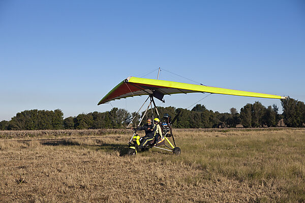 Rundflug mit Motordrachen