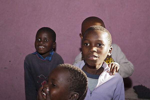 Kinder eines Xhosa Stammes