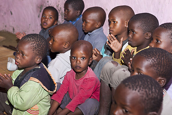 Kinder eines Xhosa Stammes