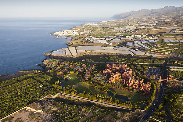 Hotel Facilities and Plantations in Southwest of Tenerife