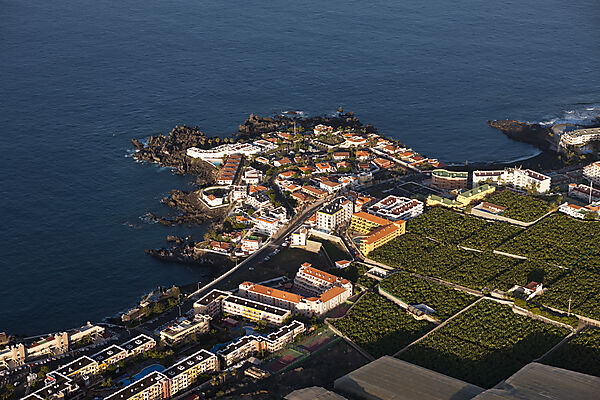 Aerial View of La Arena in West of Tenerife