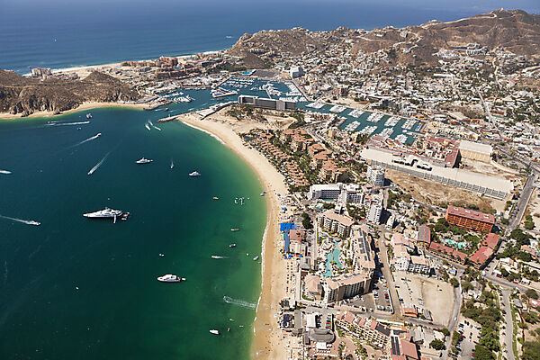 Harbour of Cabo San Lucas and Medano Beach